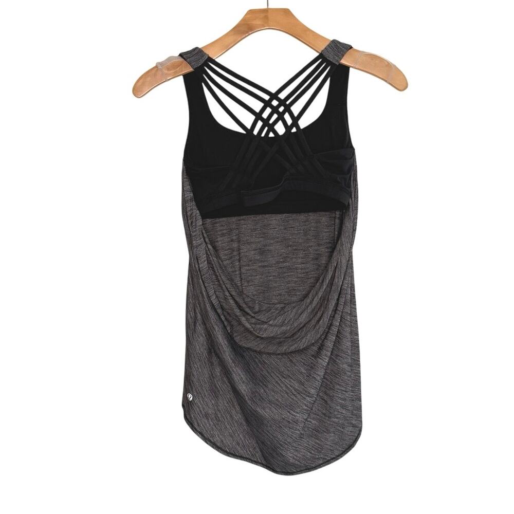 Lululemon Slay the studio 2-in-1 tank with Built in sports bra size 8 - Picture 5 of 9